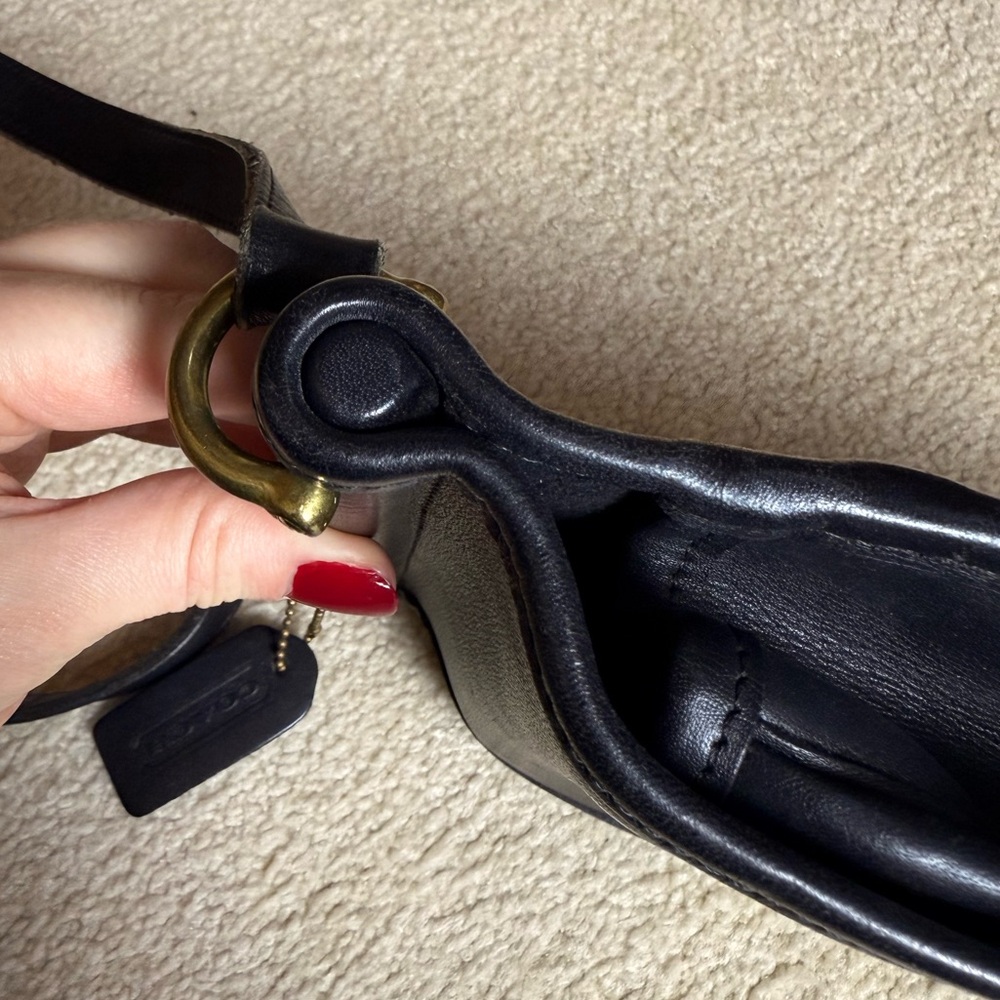 Vintage Coach Murphy Crossbody Bag Black 9930 - Picture 12 of 13